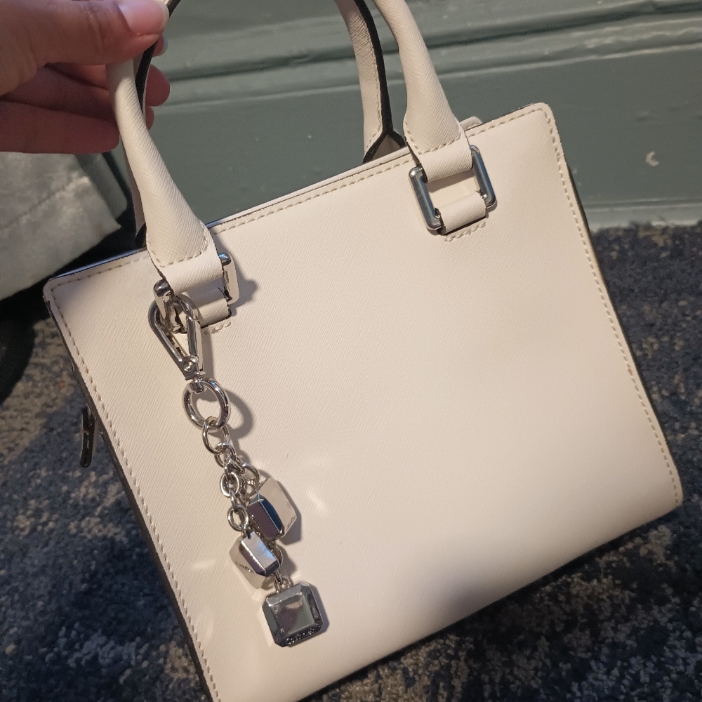 Calvin Klein Cream Floral Women's Bag - Picture 3 of 13